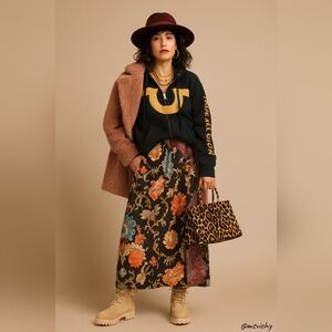 Pants. KOANDAILY. Wide Leg. Womens Large. Color: Multi. Floral. NWT.